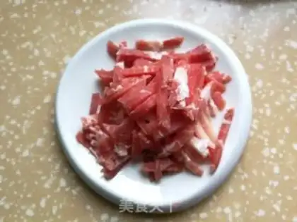 Make Spring fried meat step 0