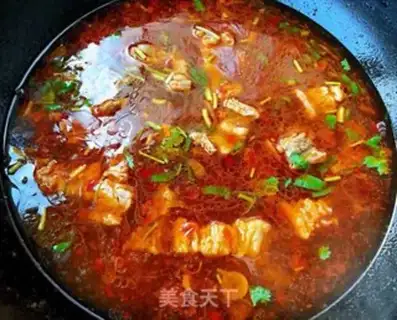 Make Spicy oxen noodles step 8