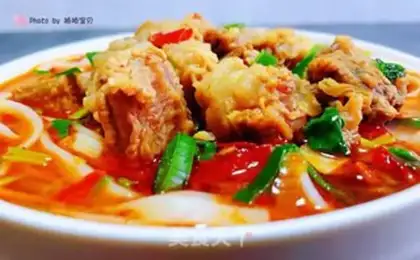 Make Spicy oxen noodles step 9