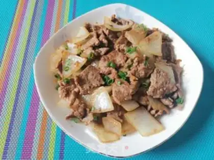 Make Onion beef step 6