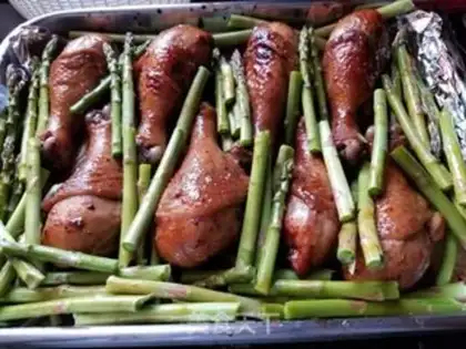 Make Vegetable roasted chicken leg step 9