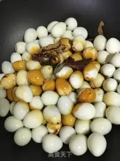 Make Five quail eggs step 4