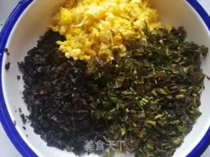 Make Zamu-mu-mu-egg-egg-egg dumpling step 4