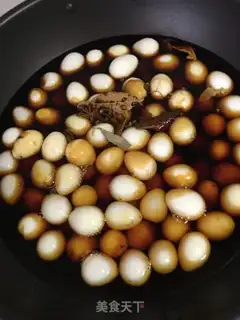 Make Five quail eggs step 5