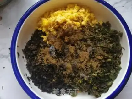 Make Zamu-mu-mu-egg-egg-egg dumpling step 5