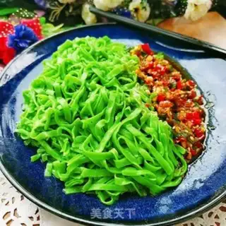 Make The spinach pasta step 22