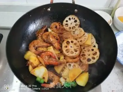 Make Spicy shrimp step 4
