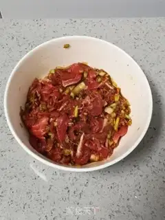 Make The lamb noodles step 4