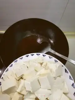 Make Spicy tofu step 2