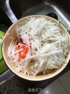Make Spring rolls step 6