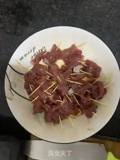 Make Toothpick beef step 2