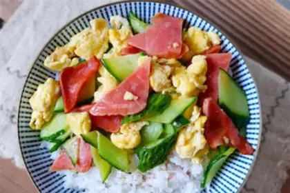 Make cucumber eggs for food step 9
