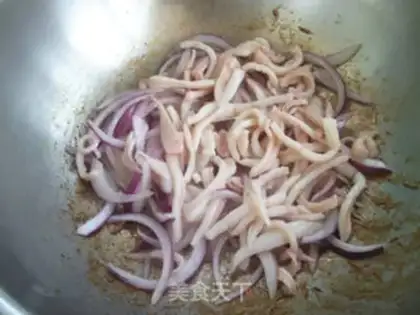 Make Squid onions step 4
