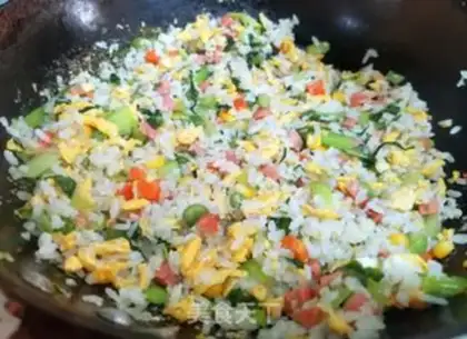 Make Egg fried rice step 7
