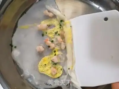 Make Shrimp sausage powder step 7