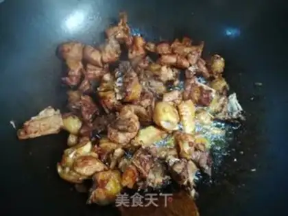 Make Chicken stew mushrooms step 6