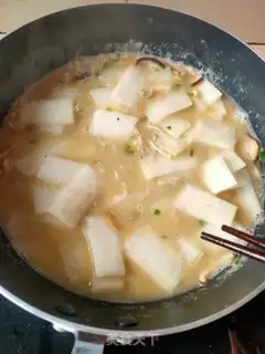 Make Poppy mushroom soup step 4
