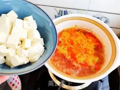 Make Tomato tofu soup step 8