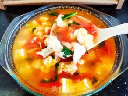 Make Tomato tofu soup step 13