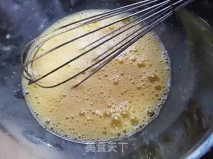 Make Pumpkin eggcake step 2