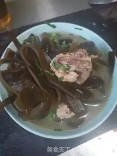 Make Sea belt bone soup step 6