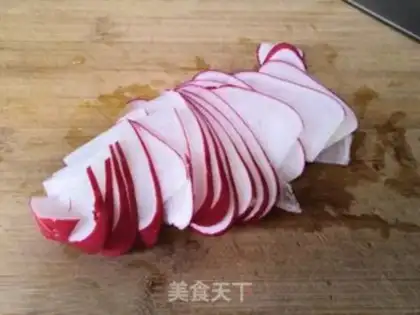 Make Sour radish step 1