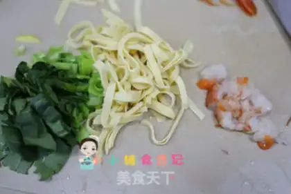 Make Tofu shrimp soup step 2