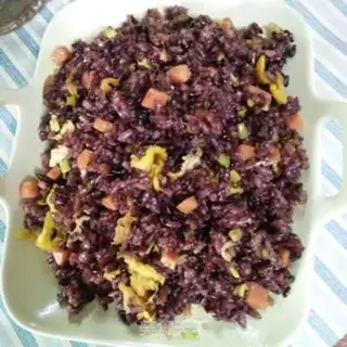 Make Curry makes black rice step 5