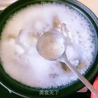 Make Creamfish mushroom cucumber soup step 4