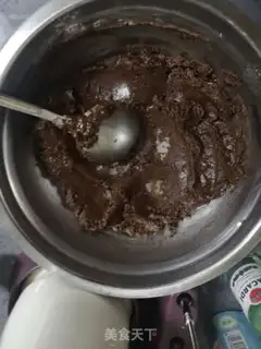 Make Blueberry chocolate cake step 3