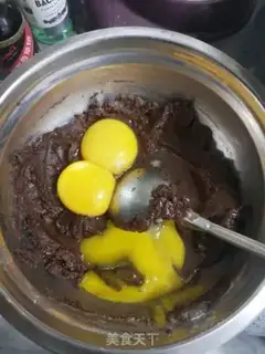 Make Blueberry chocolate cake step 4
