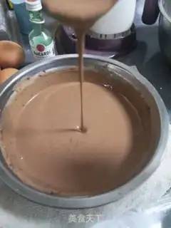 Make Blueberry chocolate cake step 6