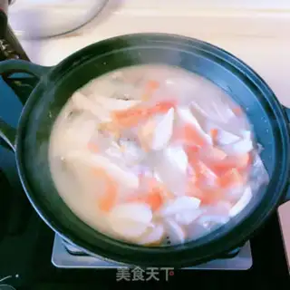 Make Creamfish mushroom cucumber soup step 11