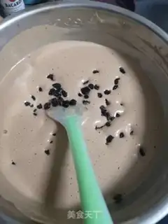 Make Blueberry chocolate cake step 9