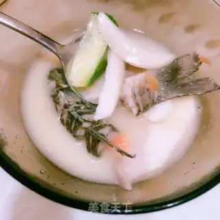 Make Creamfish mushroom cucumber soup step 15