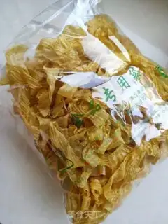 Make Garlic spinach bean peel step 0