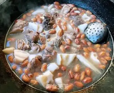 Make Peanut lotion chop soup step 9