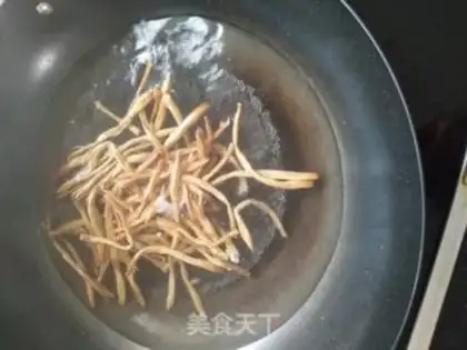 Make ♪ Golden needles and yellow flowers and eggs ♪ step 3