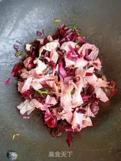 Make Garlic spinach bean peel step 12