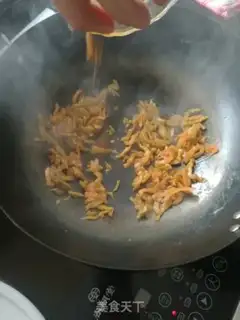 Make ♪ Golden needles and yellow flowers and eggs ♪ step 7