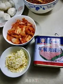 Make The Korean army fire pot step 3