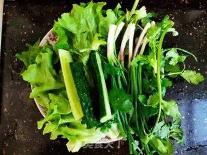 Make Vegetable tofu step 1