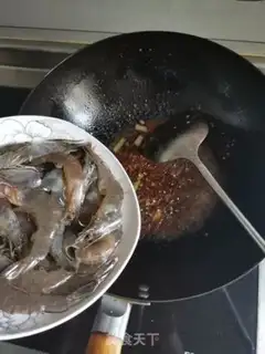 Make Garlic shrimp step 3