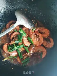Make Garlic shrimp step 4