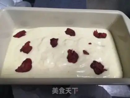 Make Strawberry yogurt cake step 9