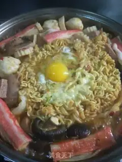 Make The Korean army fire pot step 16