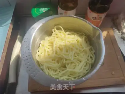 Make Soy noodles step 2