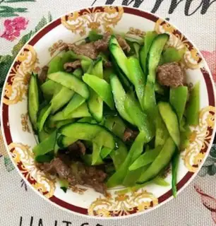 Make Double green beef step 5