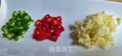 Make Red oil and egg tofu step 0