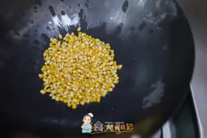 Make Coconut-red popcorn step 1
